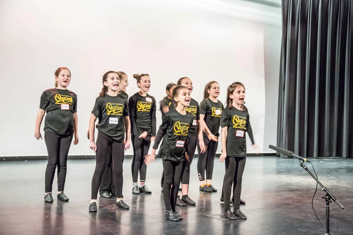 Richmond Hill dance students at OVATION! Performing Arts Academy