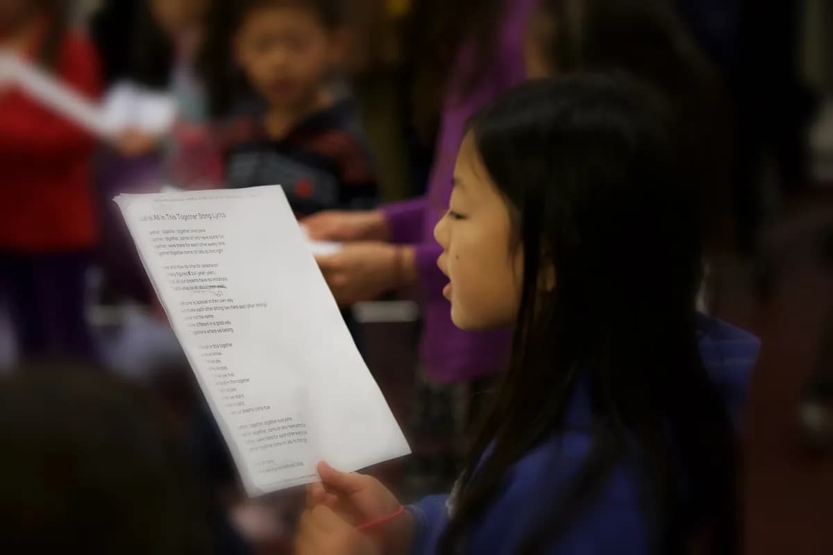 OVATION! kids singing lesson in Richmond Hill