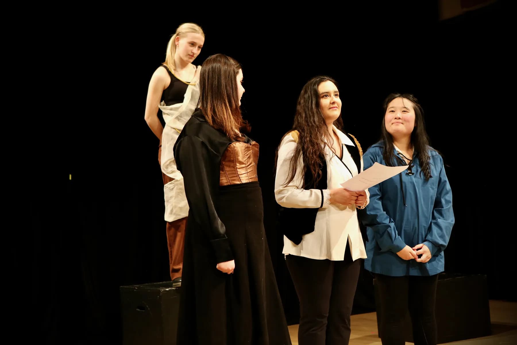 OVATION! senior acting class performing the Senior Acting Production in Richmond Hill