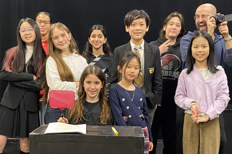 OVATION! summer movie production team filming on location in Richmond Hill