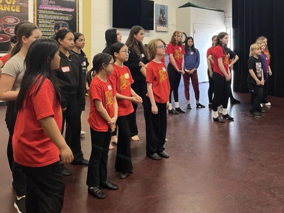 OVATION! summer camp performers on stage in Richmond Hill