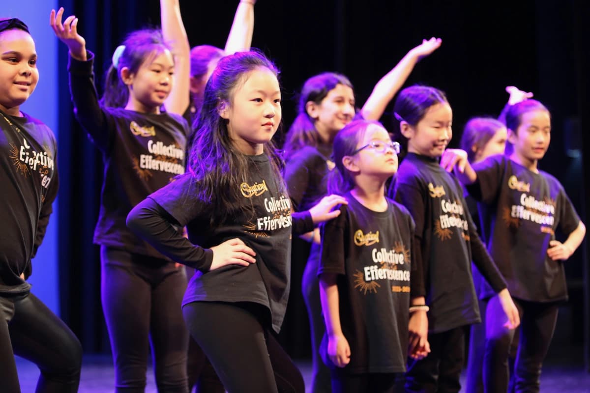 OVATION! students performing during the Winter Showcase at the Richmond Hill studio