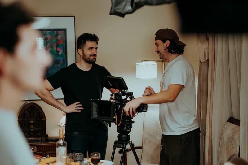 OVATION! adult students behind the camera on a short-film shoot