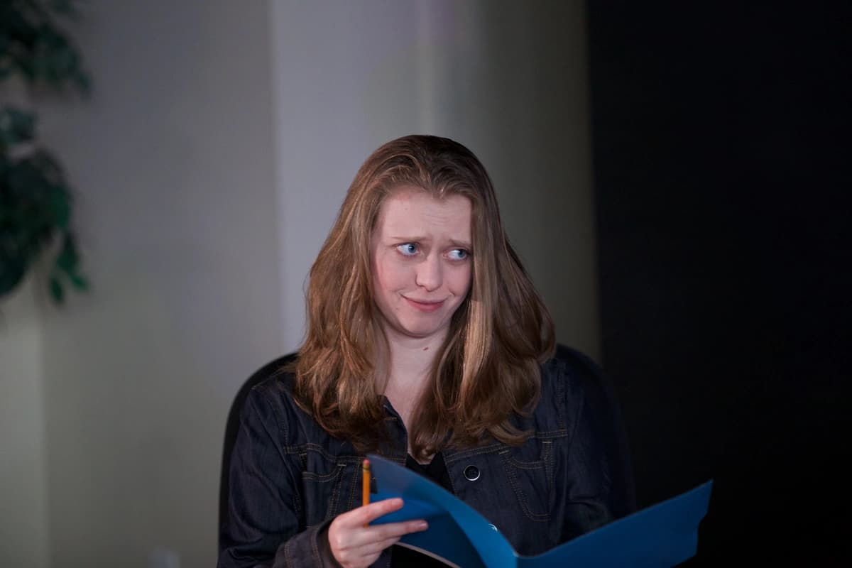 OVATION! adult screen acting summer class on a Richmond Hill film set