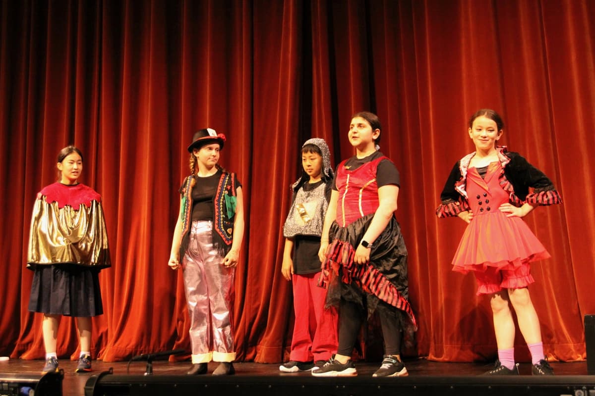 OVATION! comedy class students performing improv at the Richmond Hill theatre school