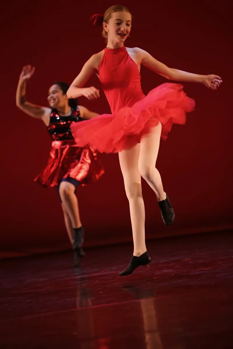 OVATION! jazz dance class students at the Richmond Hill dance studio