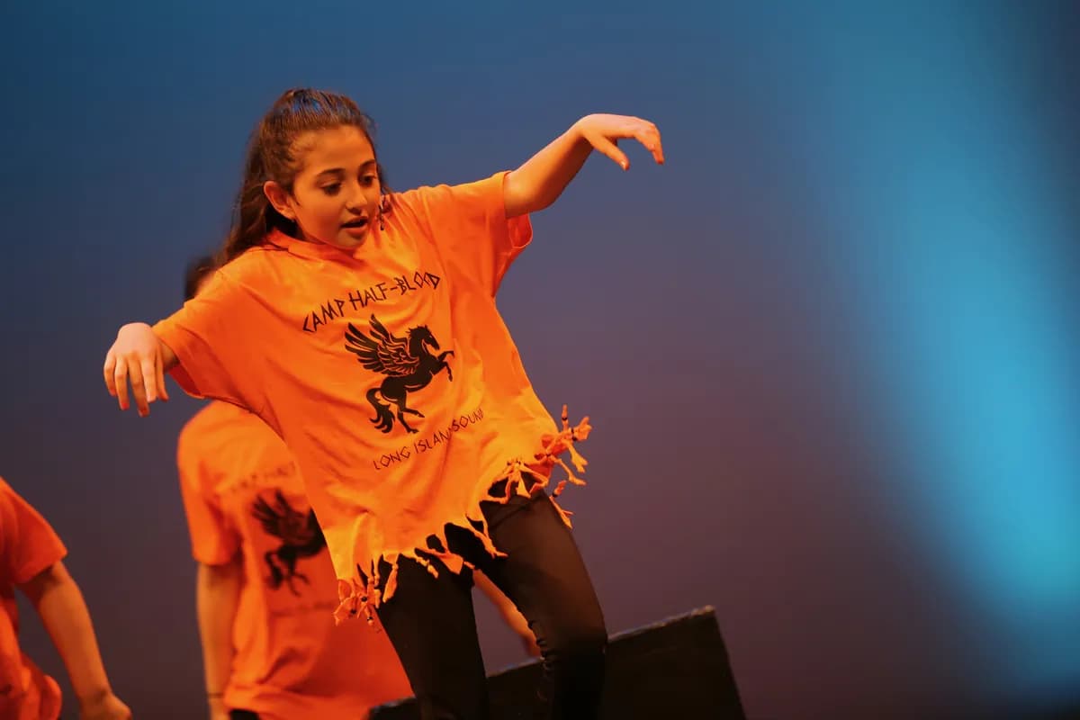 OVATION! musical arts class student dancing on stage in Richmond Hill