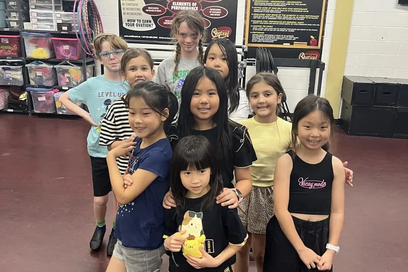 OVATION! musical theatre camp students rehearsing scenes during the Richmond Hill summer session