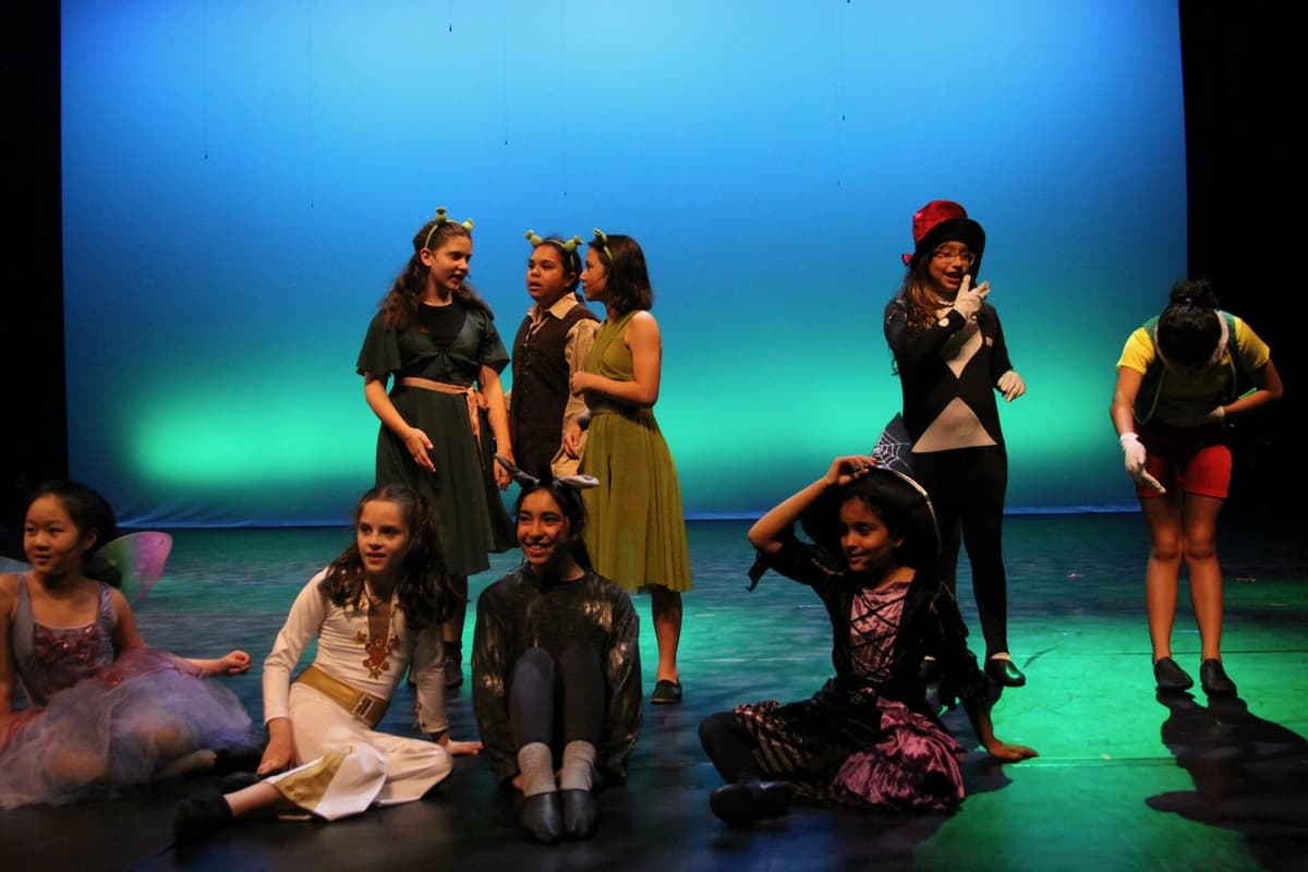 OVATION! musical theatre class performing on stage in Richmond Hill