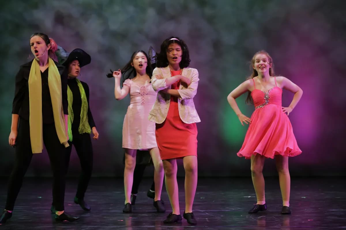 OVATION! musical theatre dancers performing on stage in Richmond Hill
