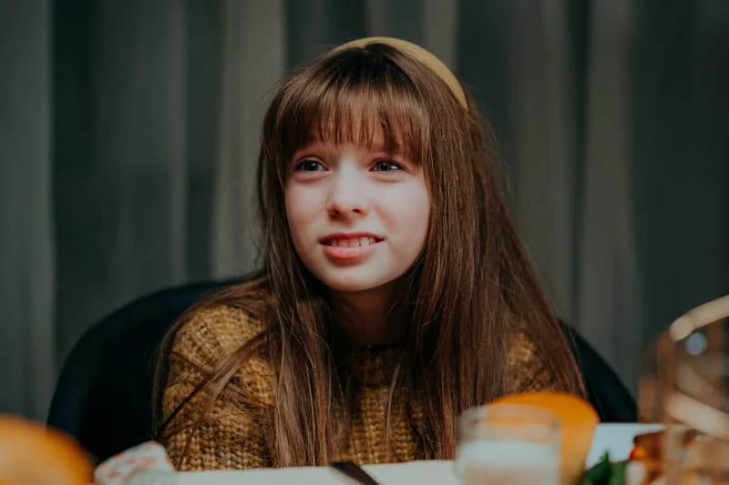 Young OVATION! screen acting student on camera during a film shoot