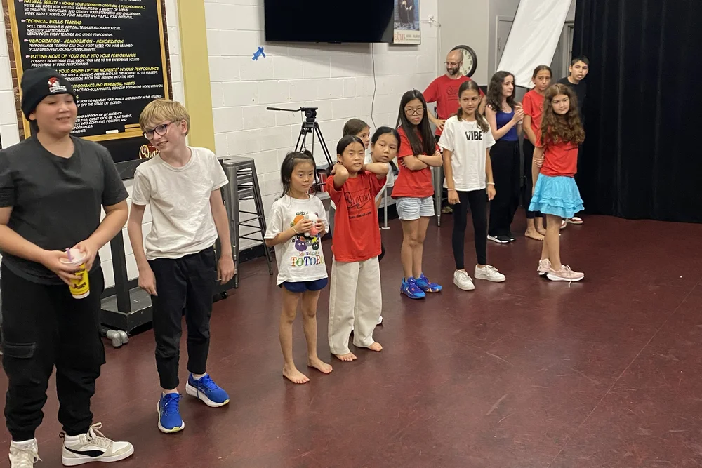 OVATION! summer movie production cast filming during a Richmond Hill evening session