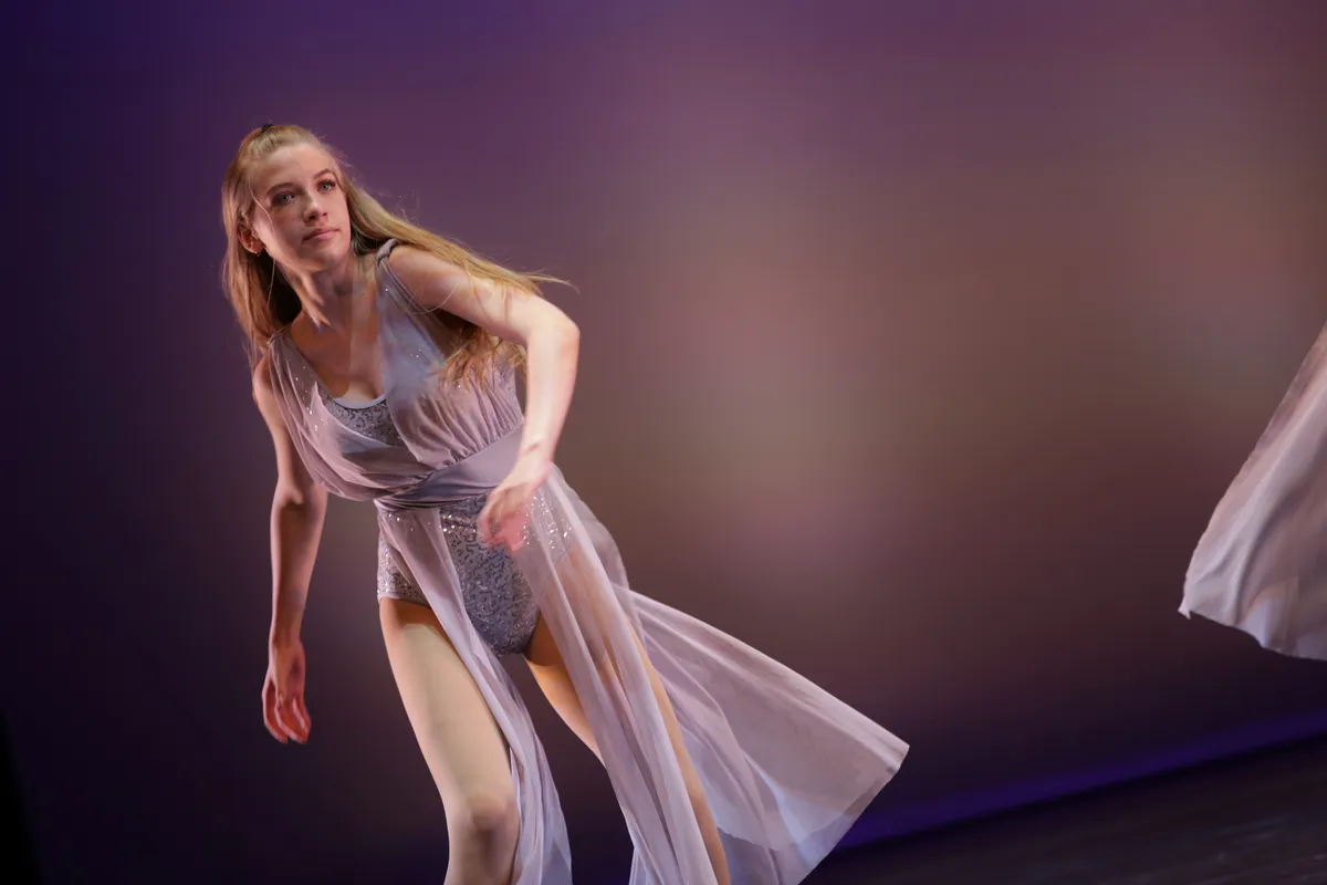 Contemporary Dancer Performing