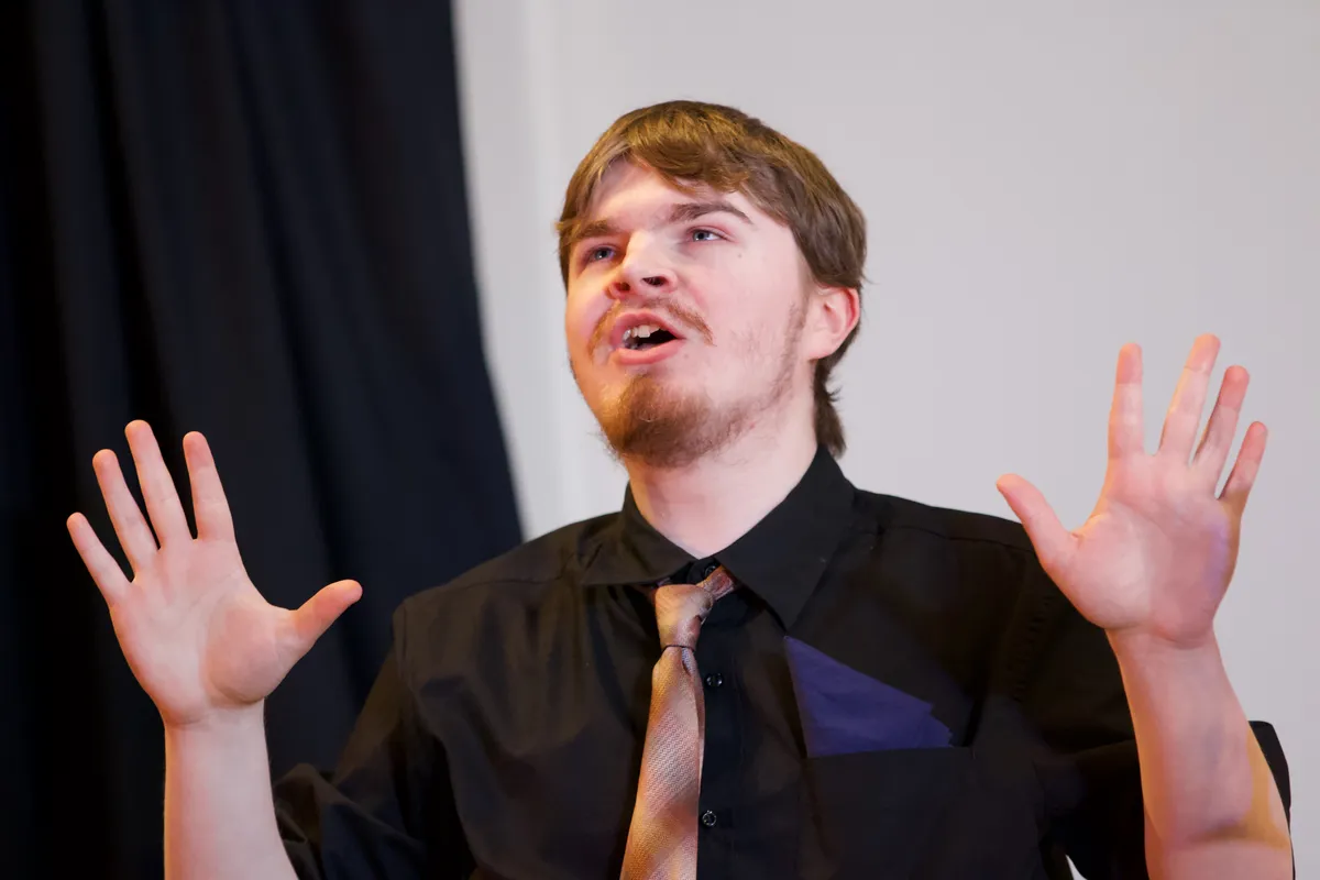 A performance in adult stage acting classes