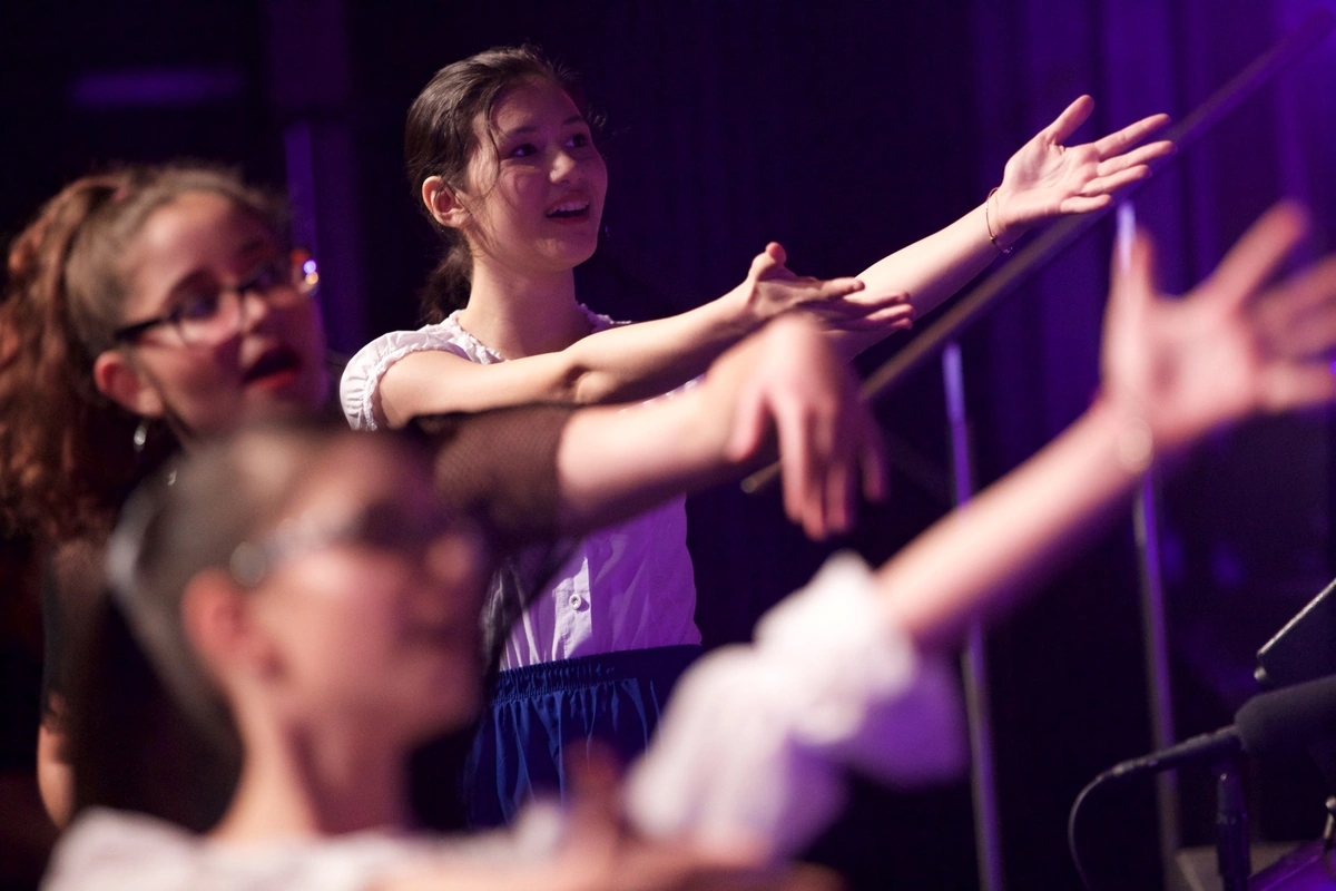 Students at a Richmond Hill Performing Arts School